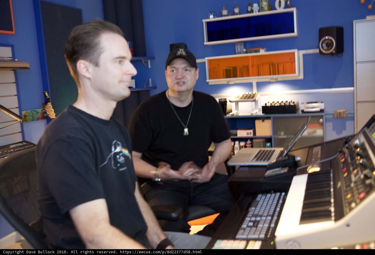 DJ Dan and Uberzone in the Studio