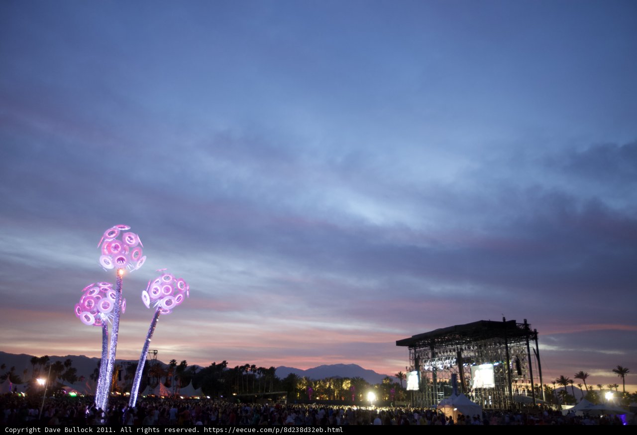 Sunset Reflections at Coachella