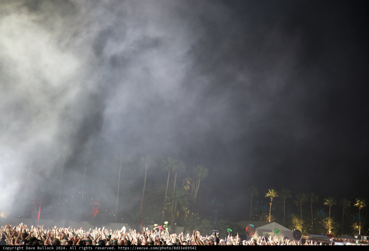 Enthralling Moments at Coachella 2024: Night Amidst Nature and Neon
