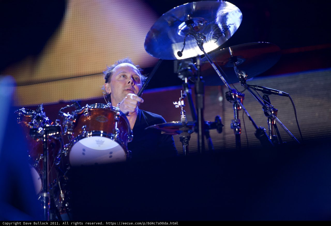 Lars Ulrich Rocks the Drums at Big Four Festival