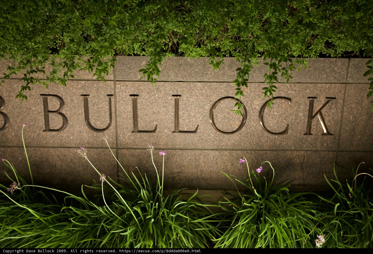 Sign for Bullock