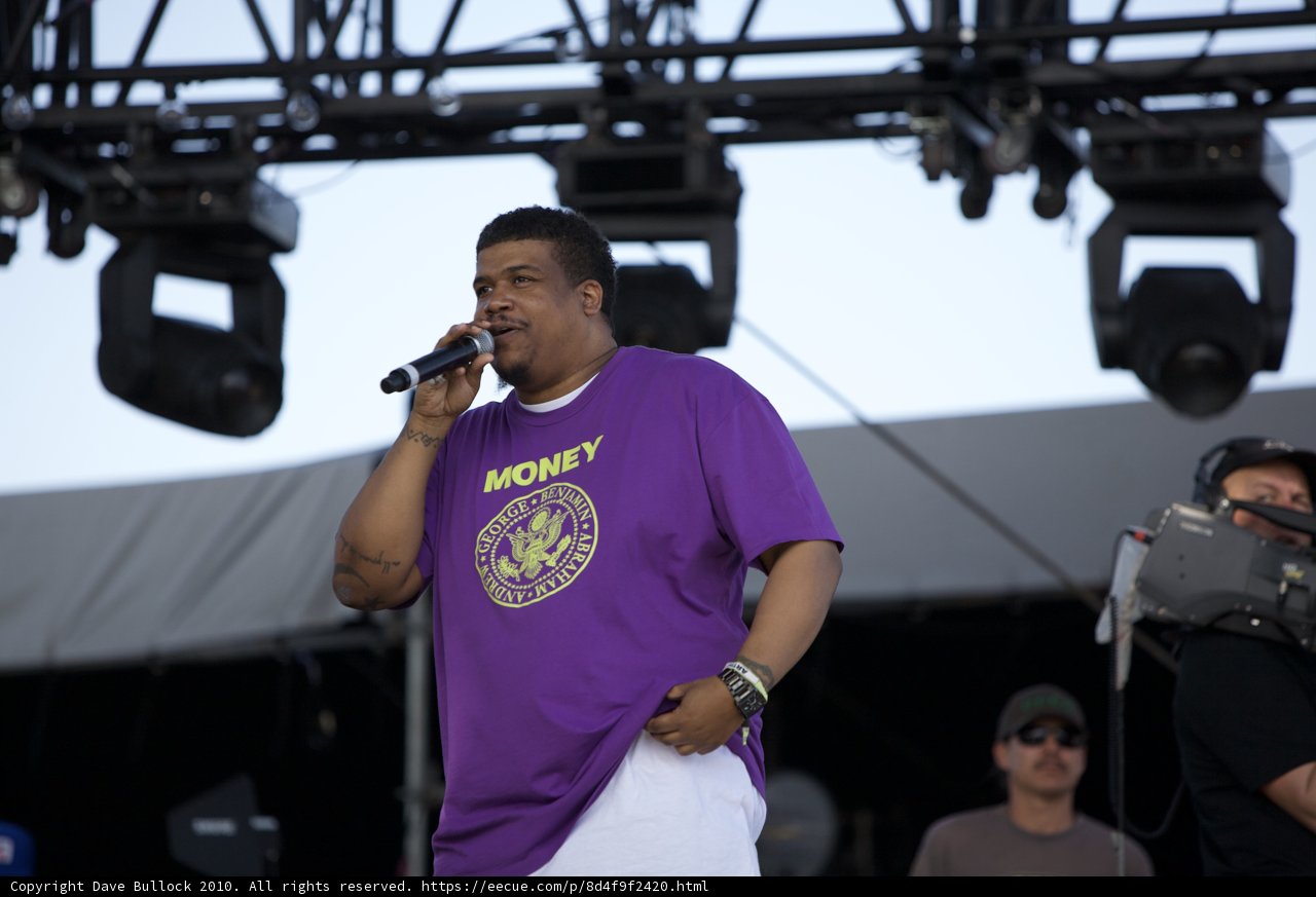 David Jude Jolicoeur Rocks the Mic at Coachella 2010