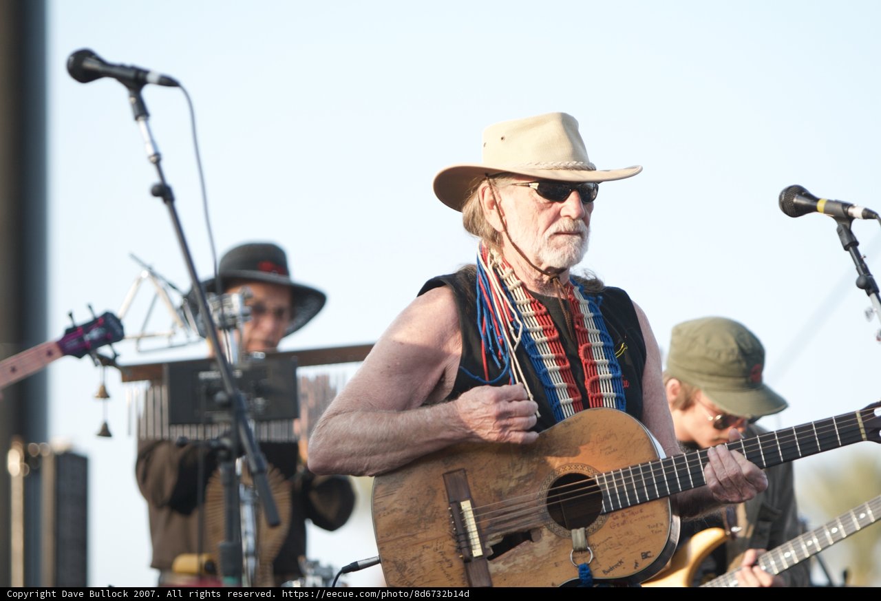 Willie Nelson's Outdoor Music Performance