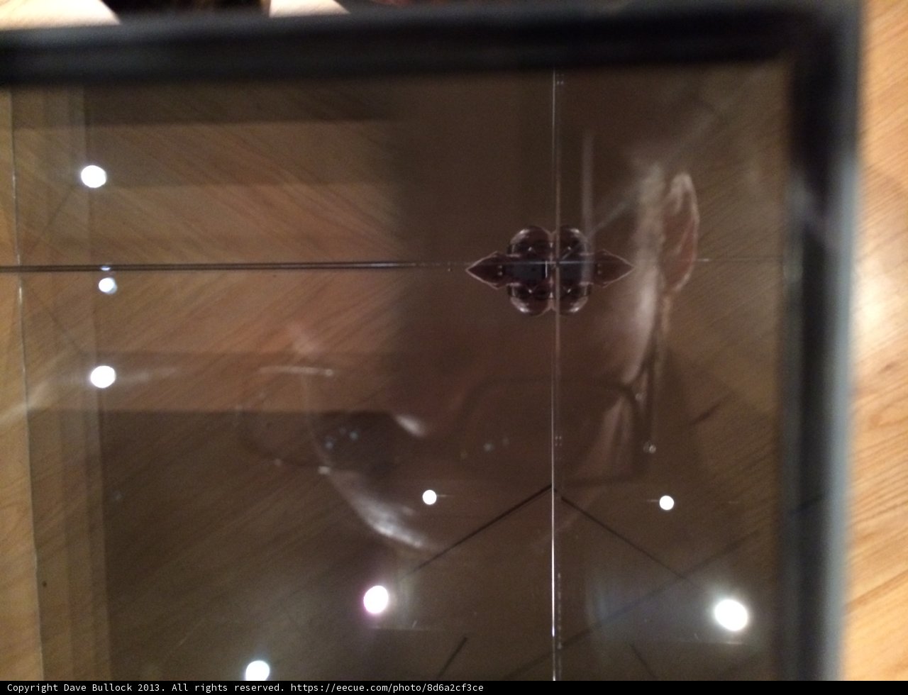 Reflection in Glass Case