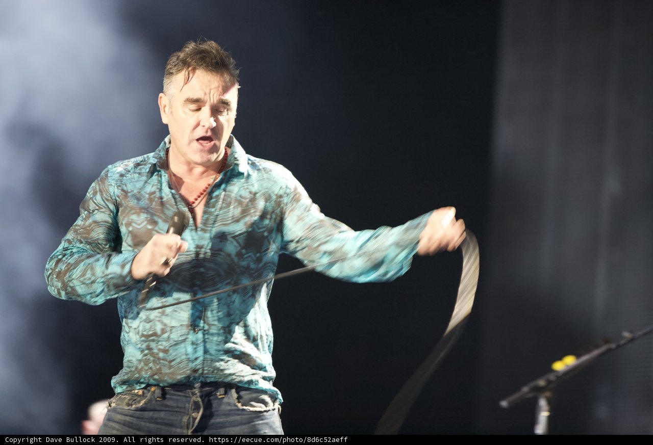 Morrissey Takes Coachella Stage