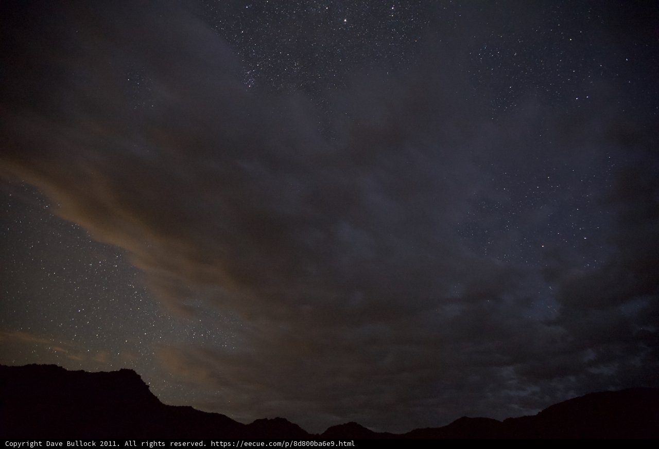 A Stunning Starry Night Captured in the Desert