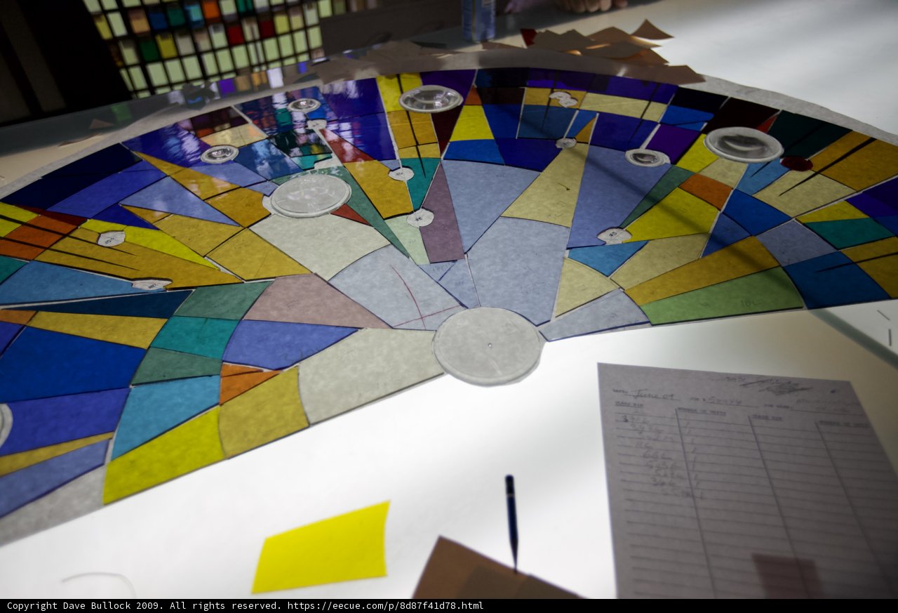 Stained Glass Writing Space