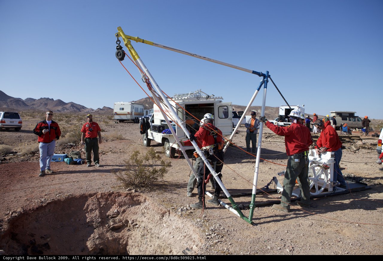 Construction Crew on a Hilltop