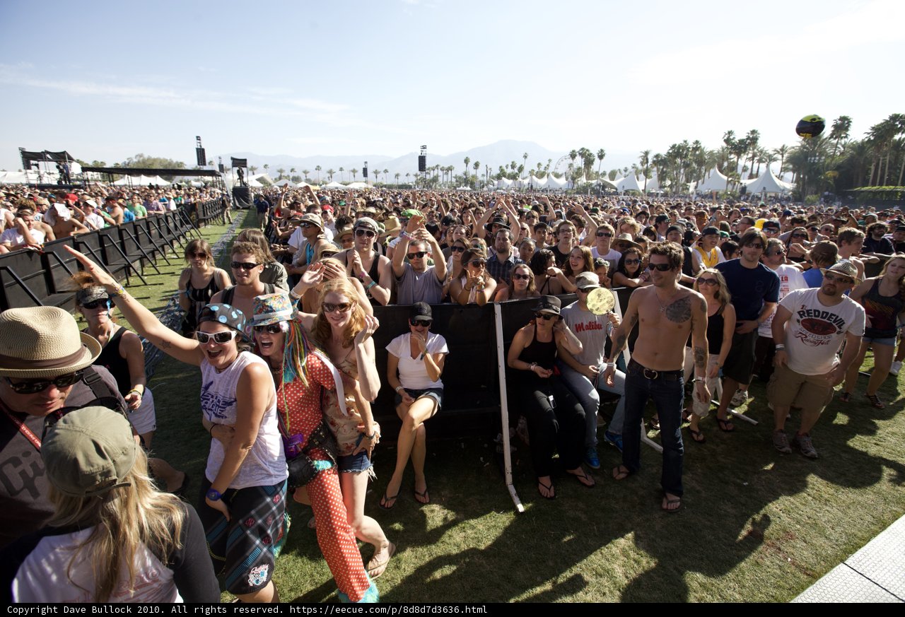 The Pink Crowd at Coachella