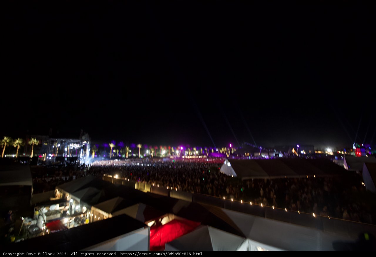 Nightlife at Coachella Festival