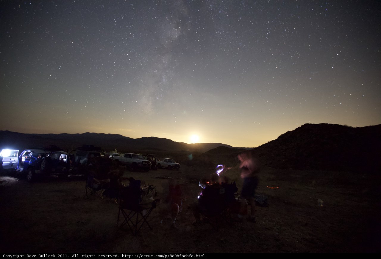 Under the Starry Desert Sky