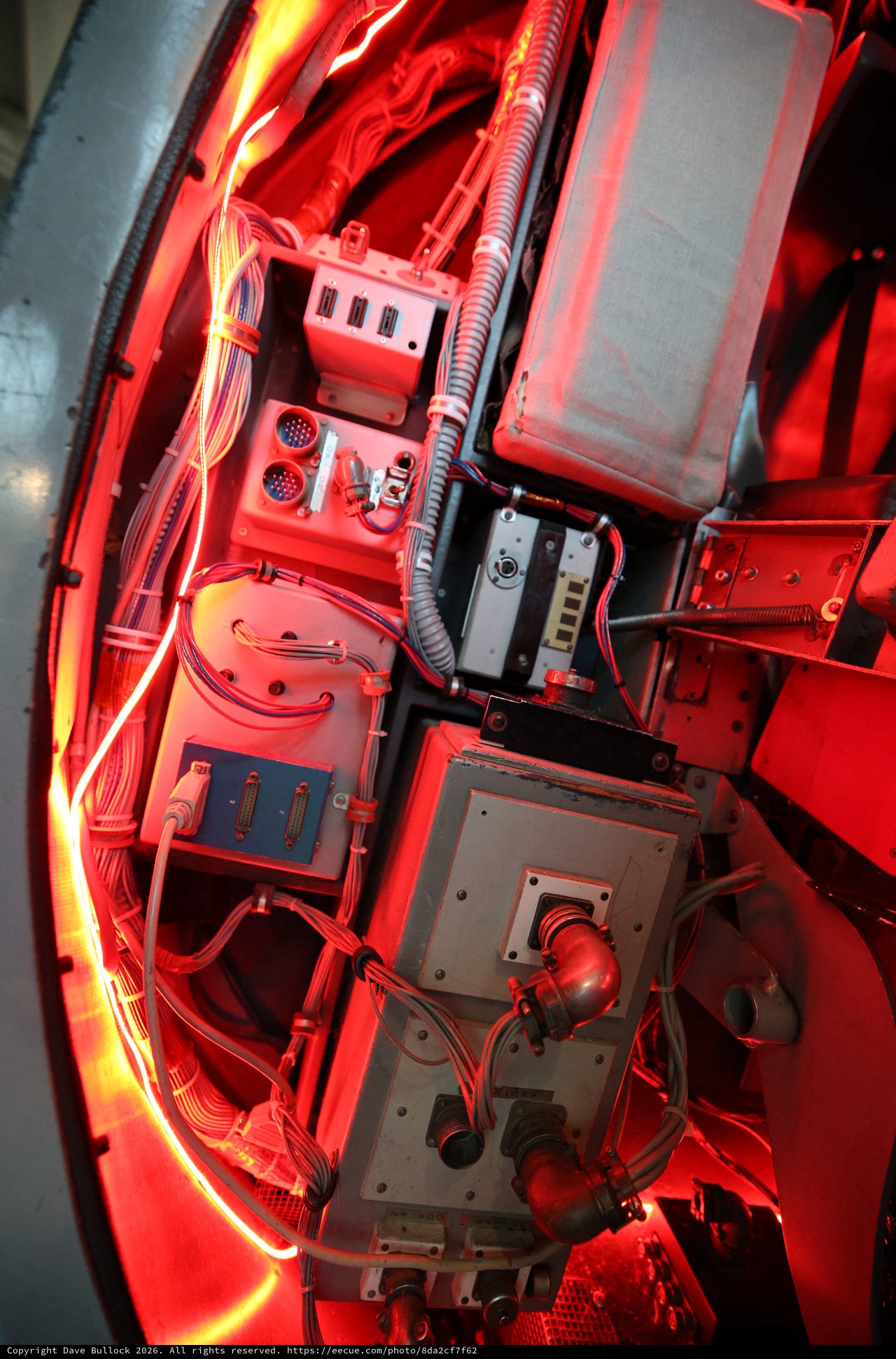 Interior of Unmanned Aerial Vehicle or Drone System
