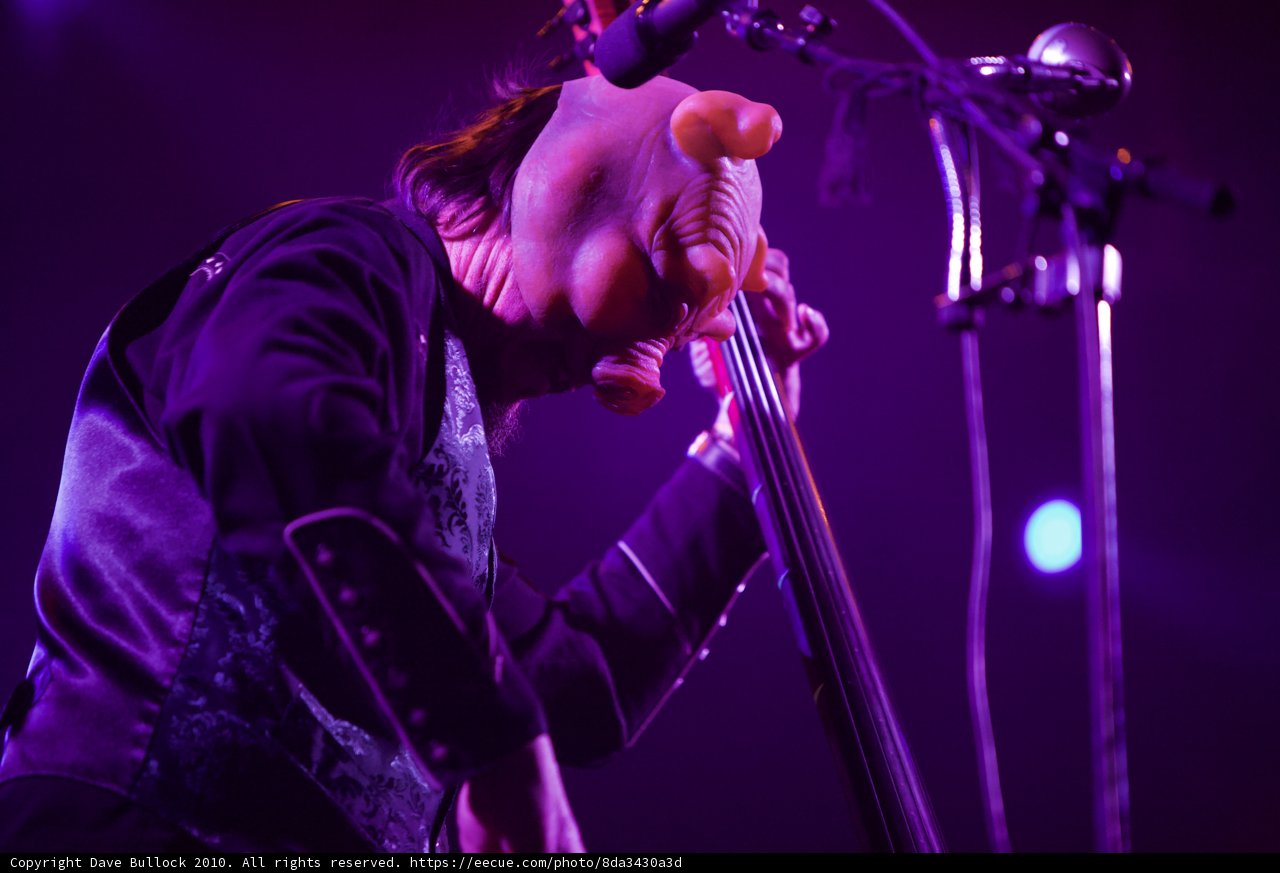 Pig masked man's cello performance enthralls concertgoers at Coachella