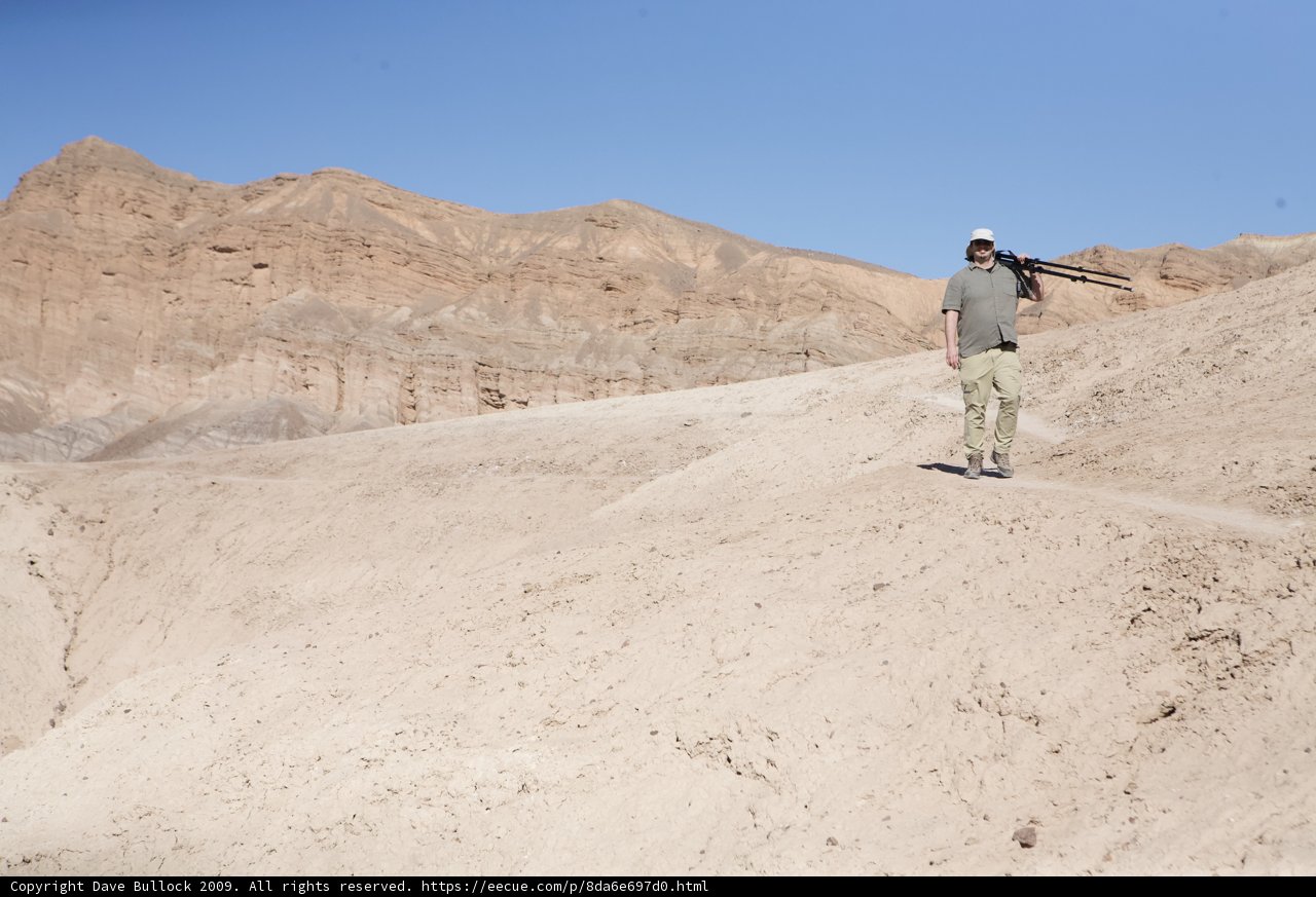 Trekking through the serene desert