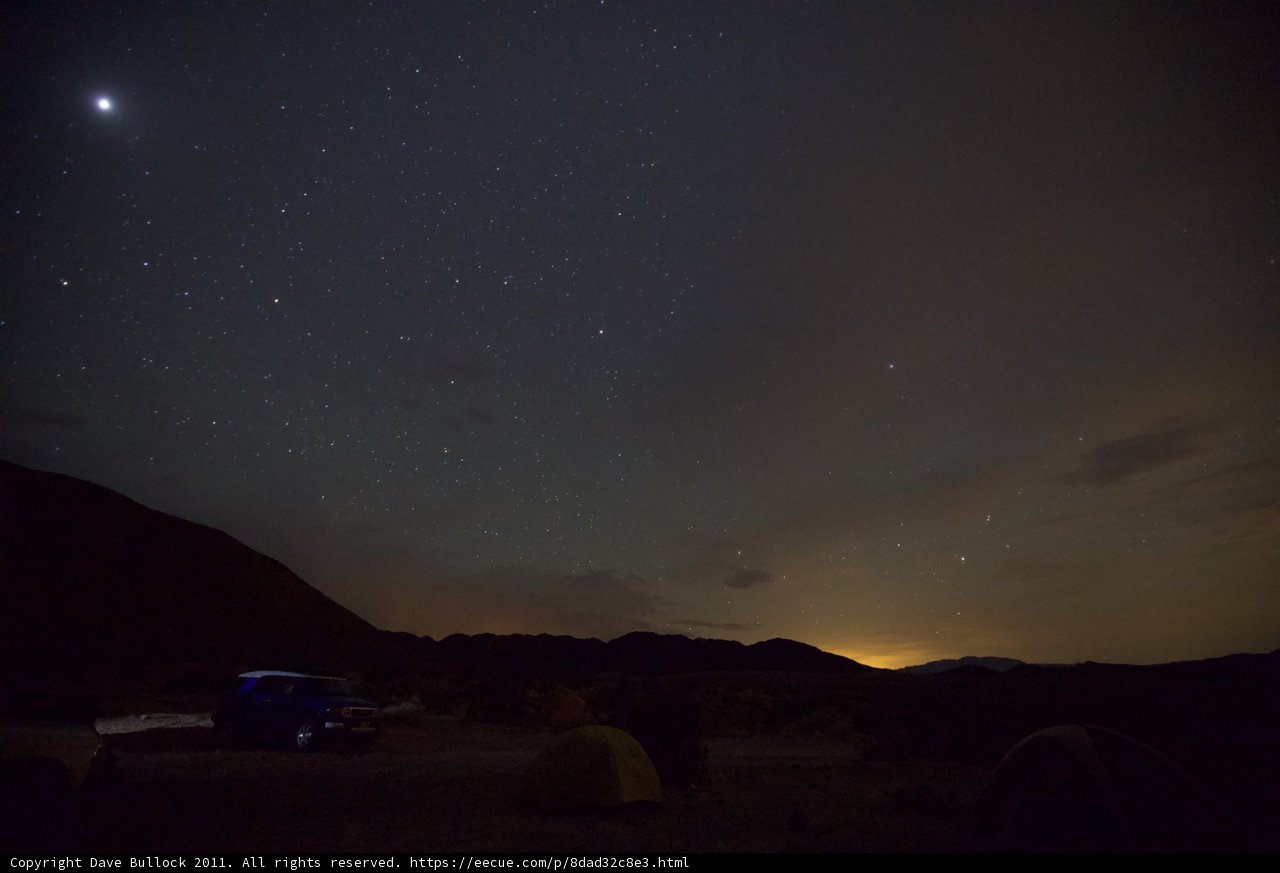 Starry Night over Mountain Hill