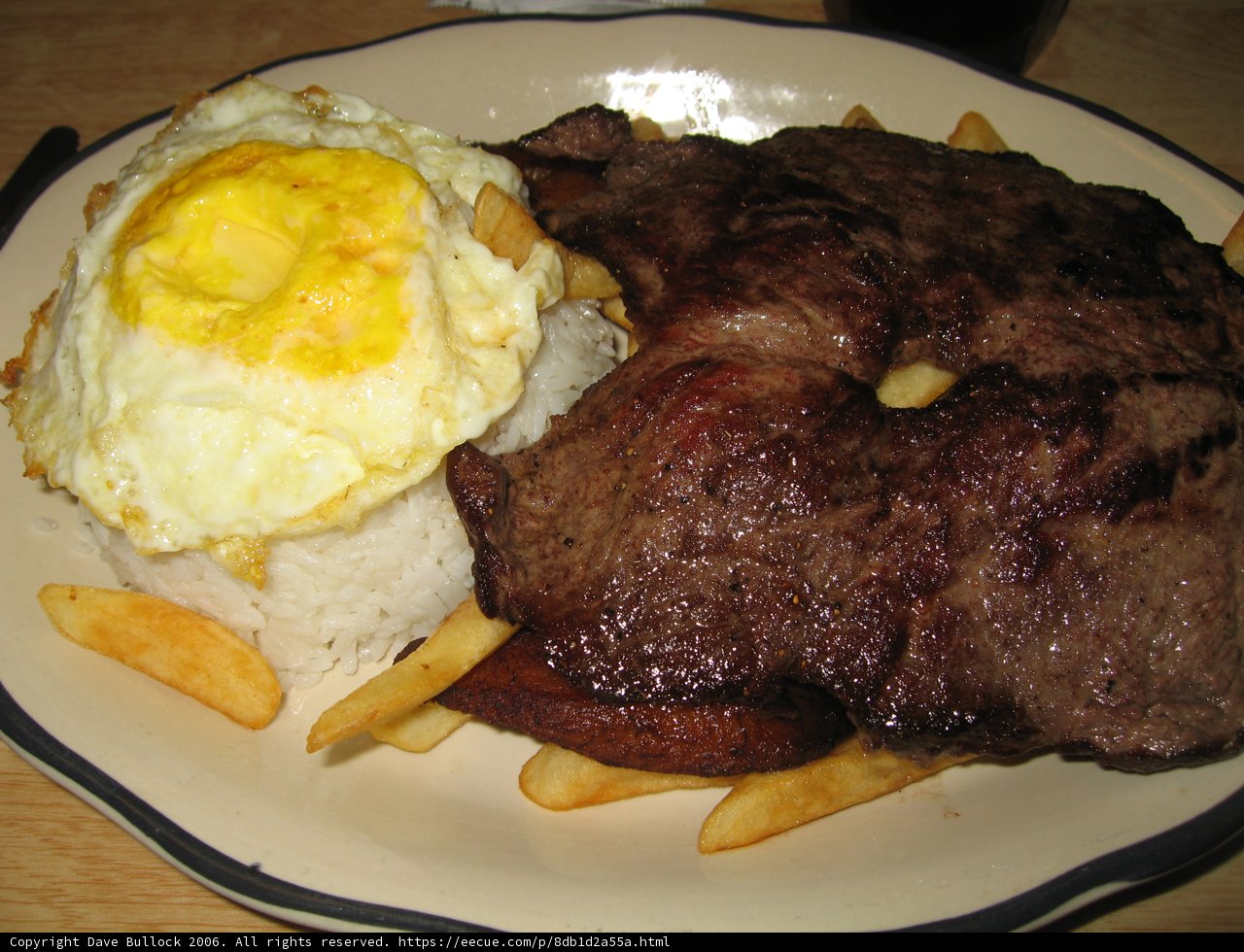 Steak and Egg Plate