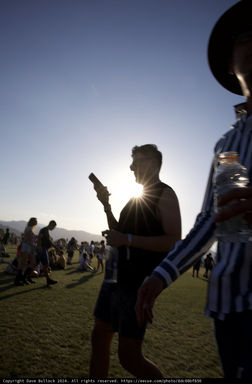 Sunset Silhouettes at Coachella 2024