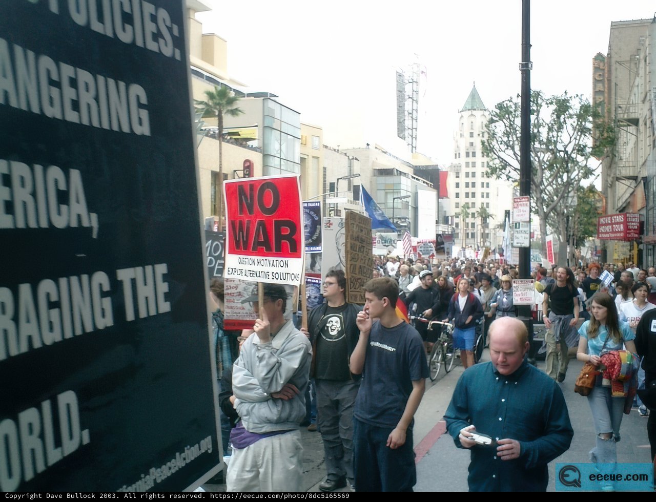 Street Protest in the City