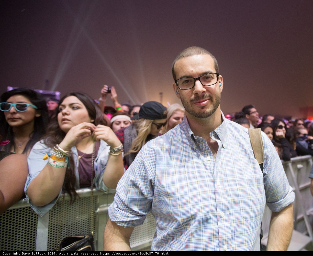 Dave Bullock Portrait at Coachella.  Photo by 