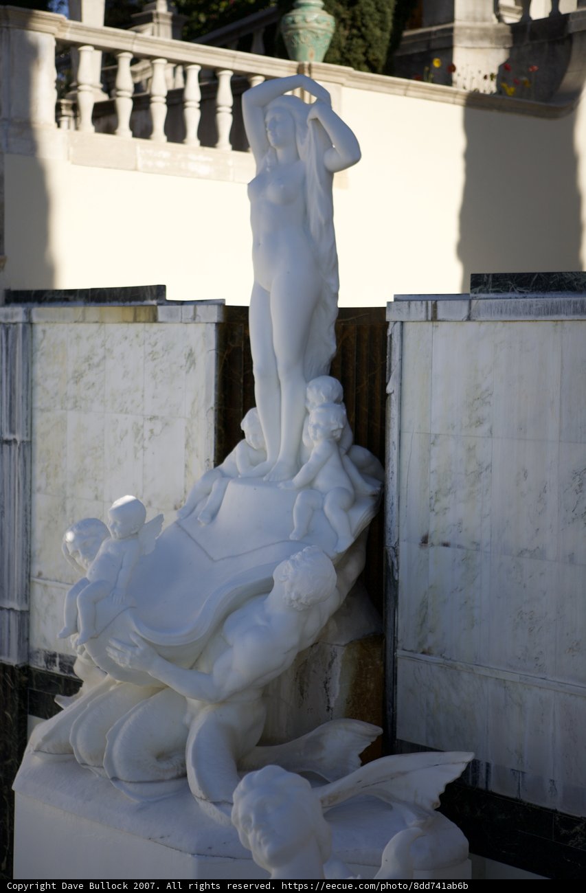 Monumental Statue Atop a Building