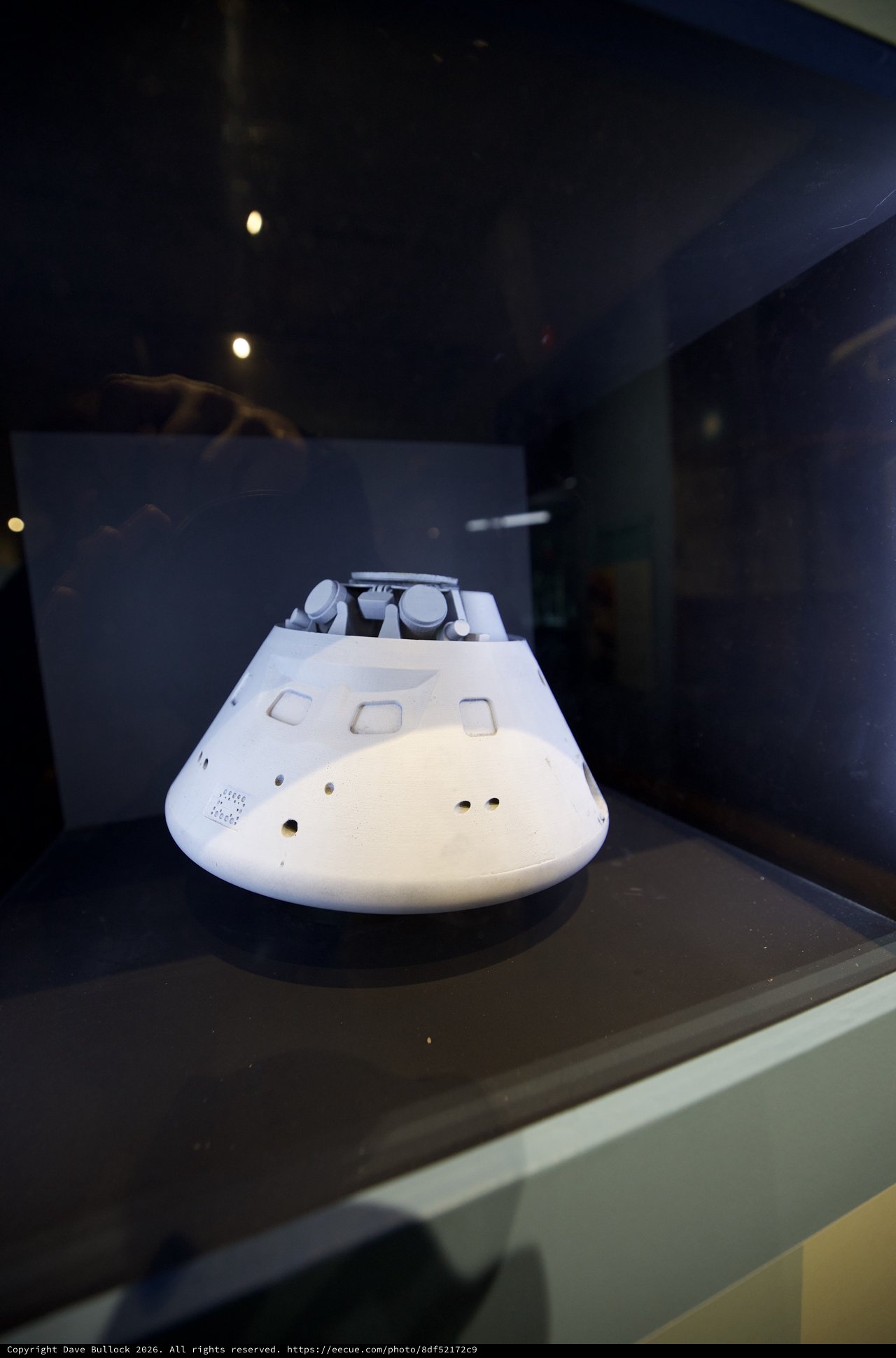 NASA Orion Spacecraft Capsule Model on Display