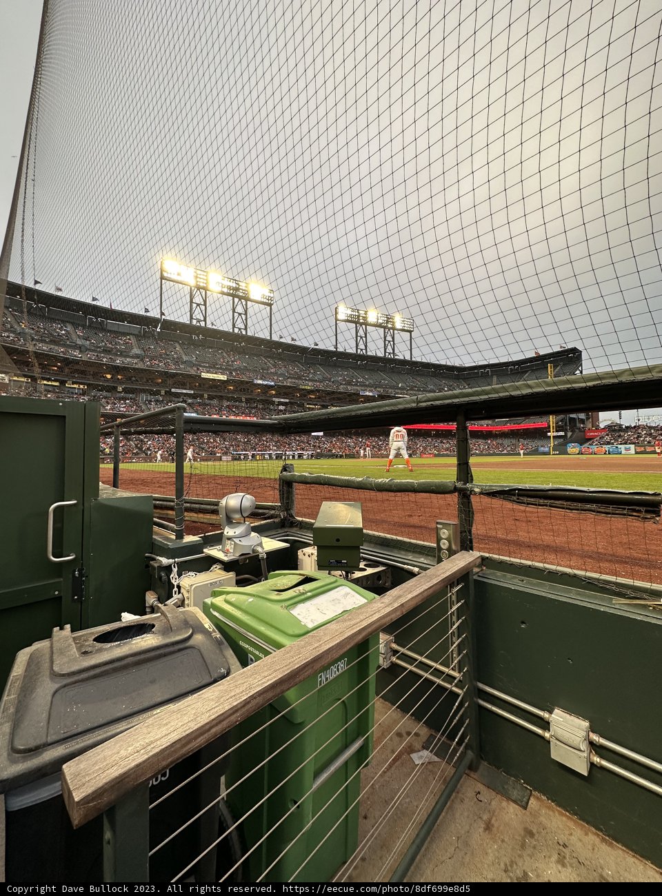 Evening Game at Oracle Park