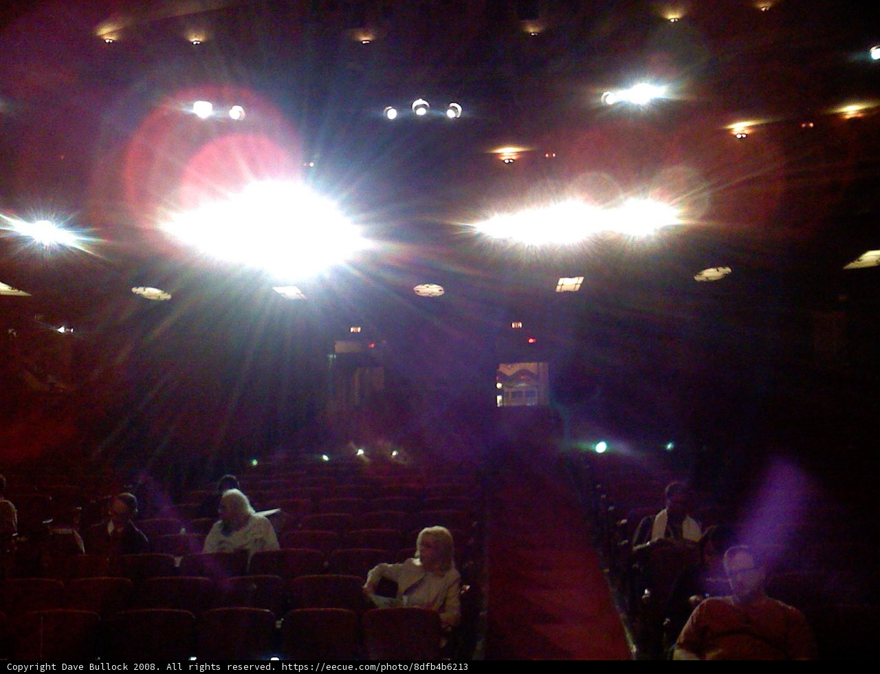 Big crowd in a Cinematic Auditorium