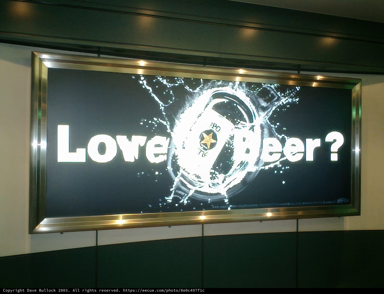 Love Beer Sign in Tokyo