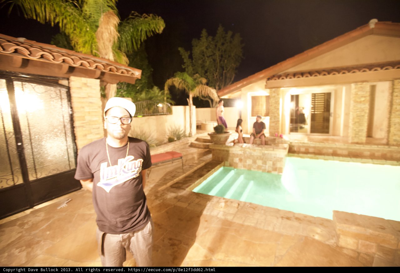 Night Swim at the Resort