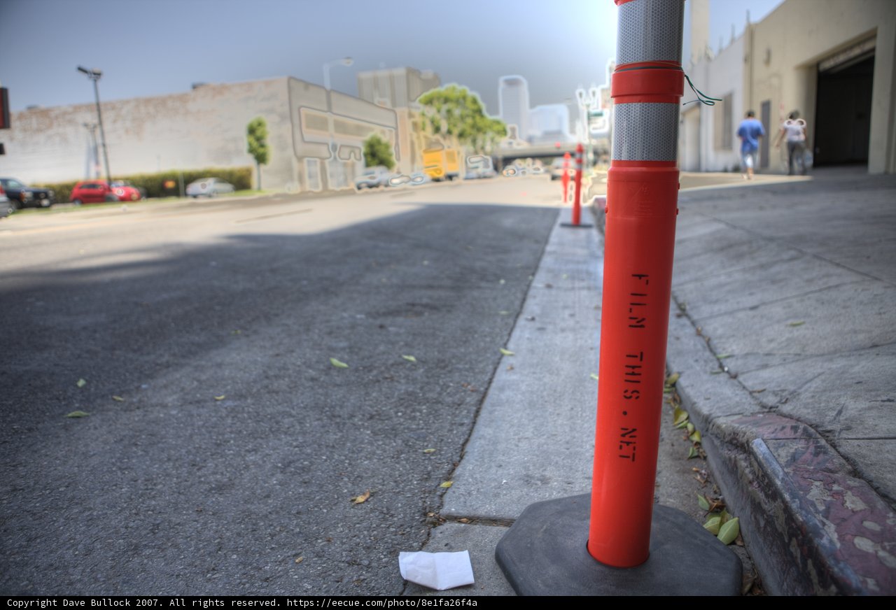 Lone Traffic Cone on the Tarmac