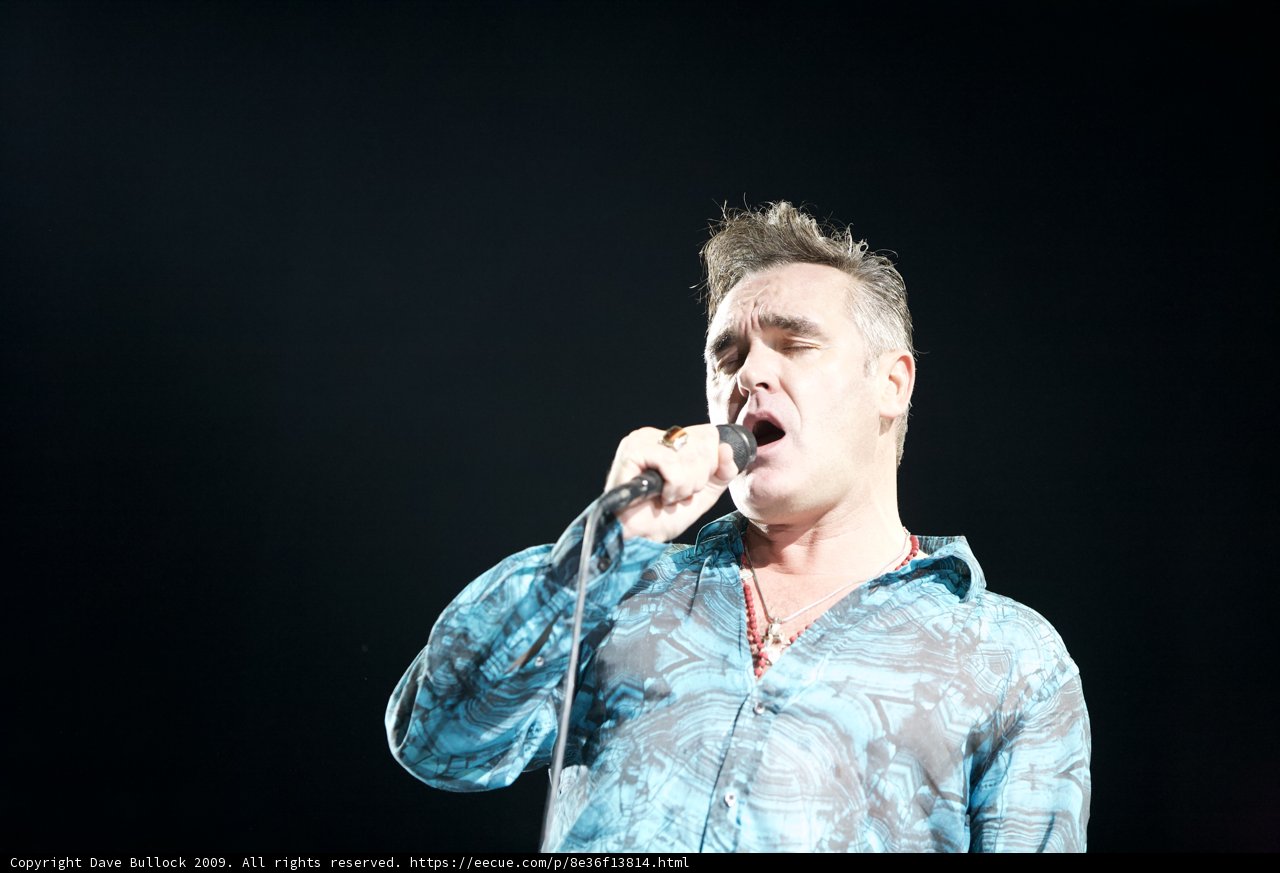 Morrissey Belts Out Solo Performance at Coachella