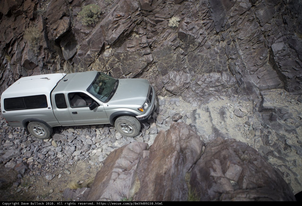 Driving through the Rocky Terrain