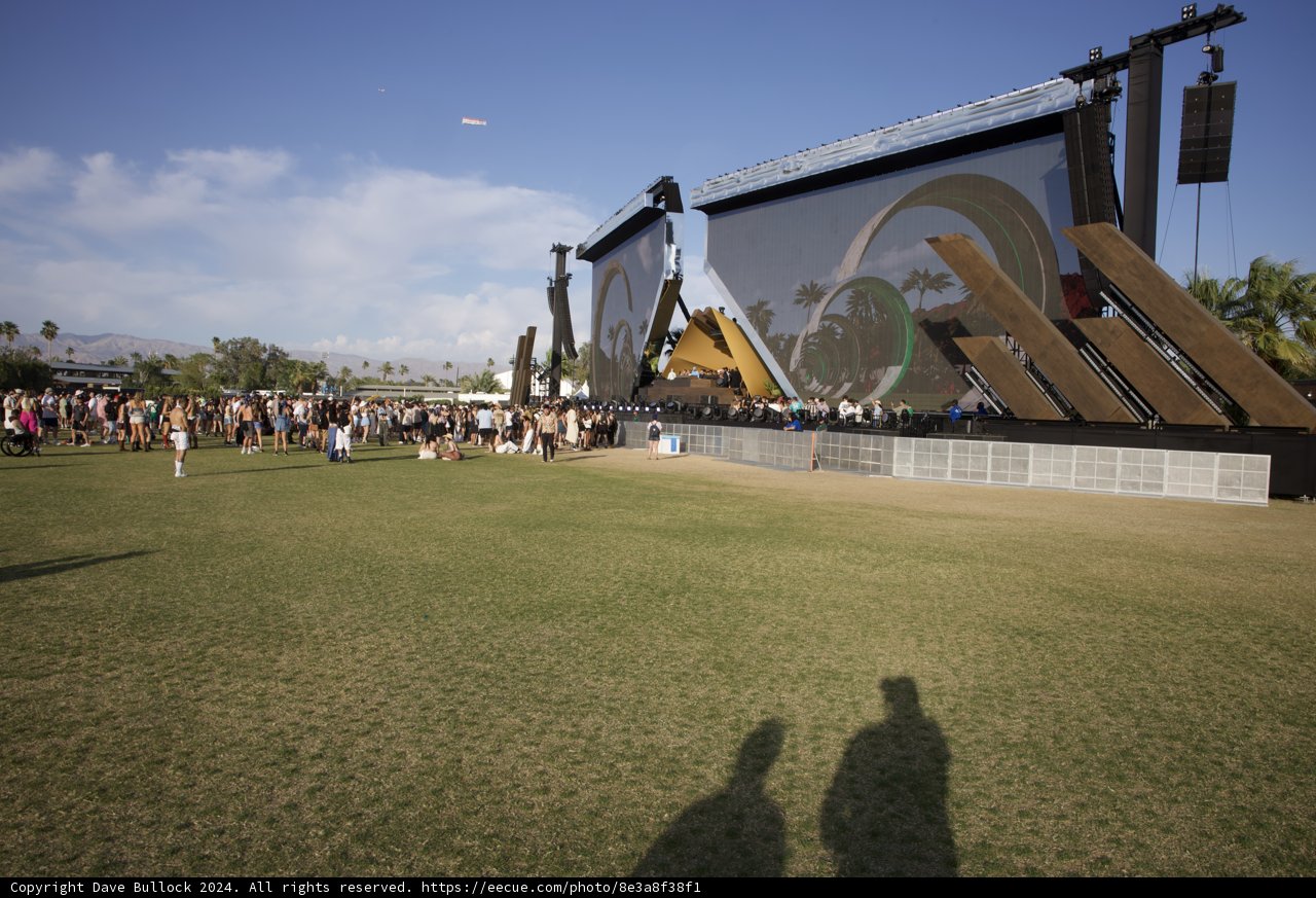 Coachella Spirit: Sunlit Stages and Lively Crowds