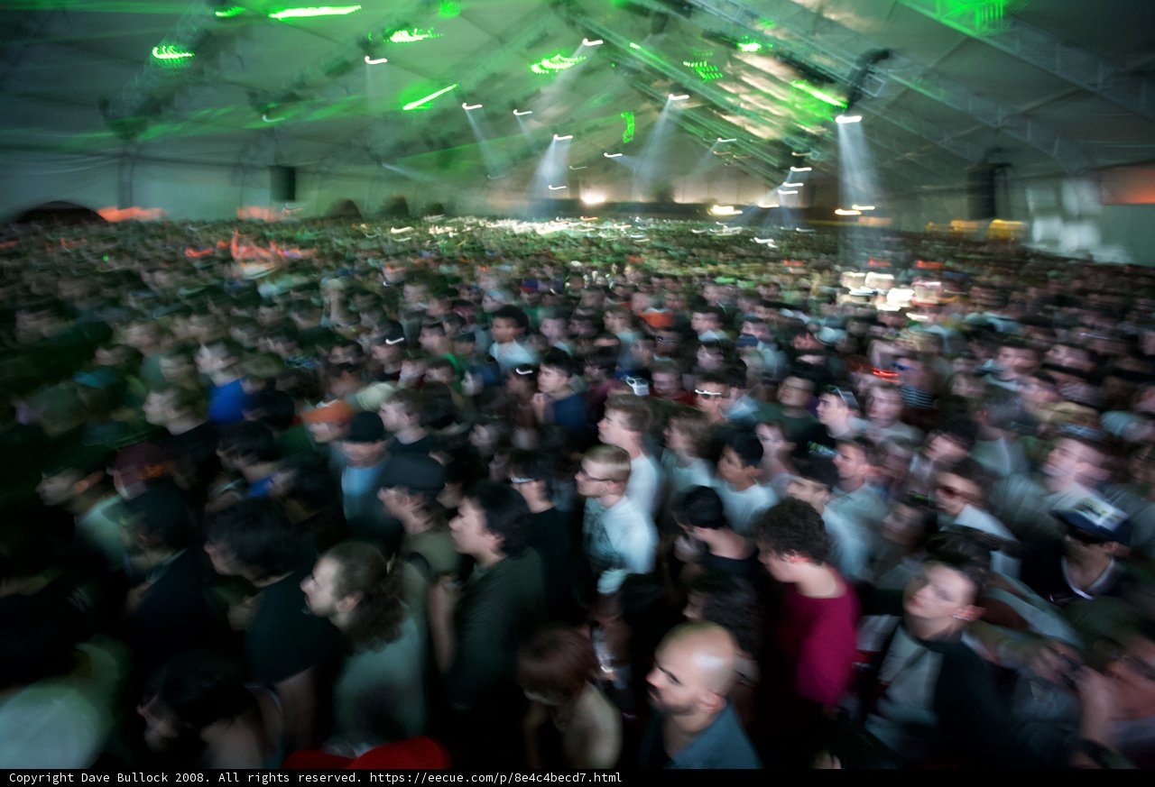 Grooving to the Green Lights at Coachella