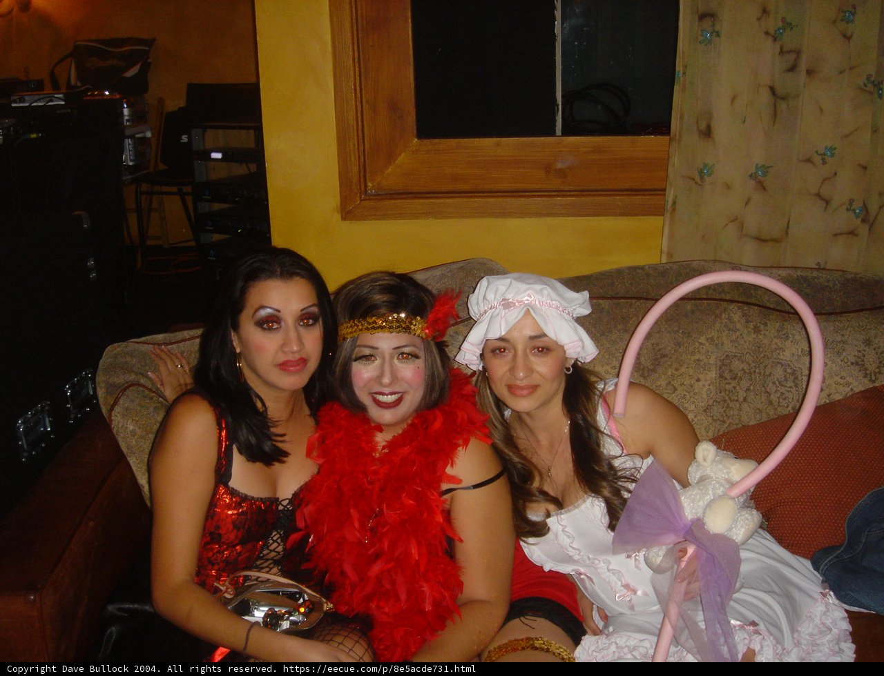Three Women Strike a Pose