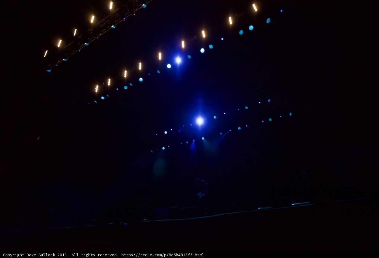 Blue Light Stage Performance