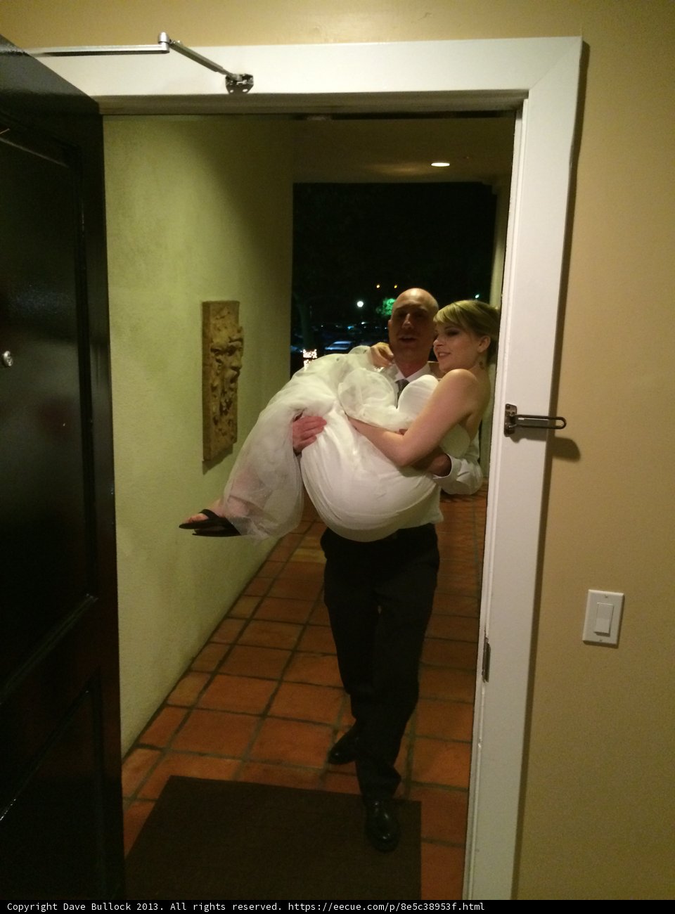 A Romantic Entrance
