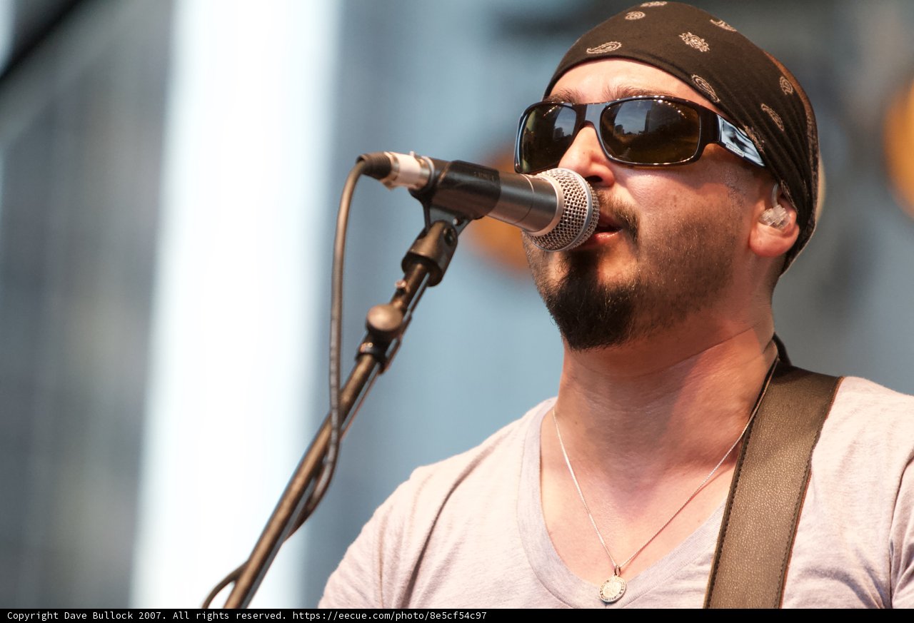 The Sunglasses and Hat-Sporting Solo Performer
