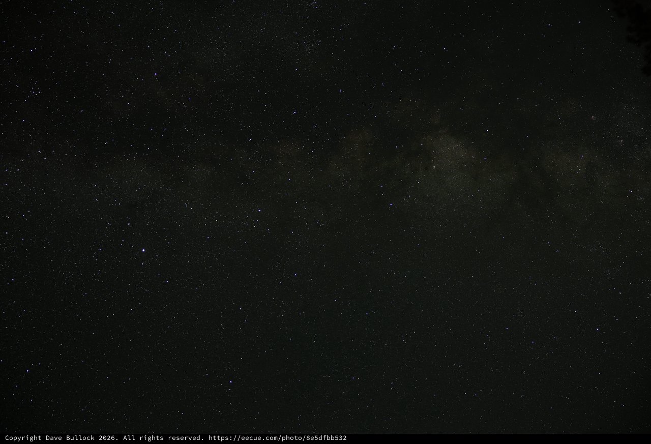 Milky Way Arches Over Lassen Volcanic Wilderness