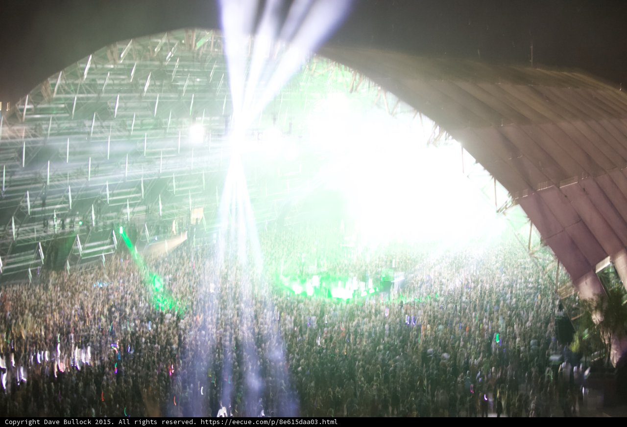 Lights, Crowd, and Music at Coachella