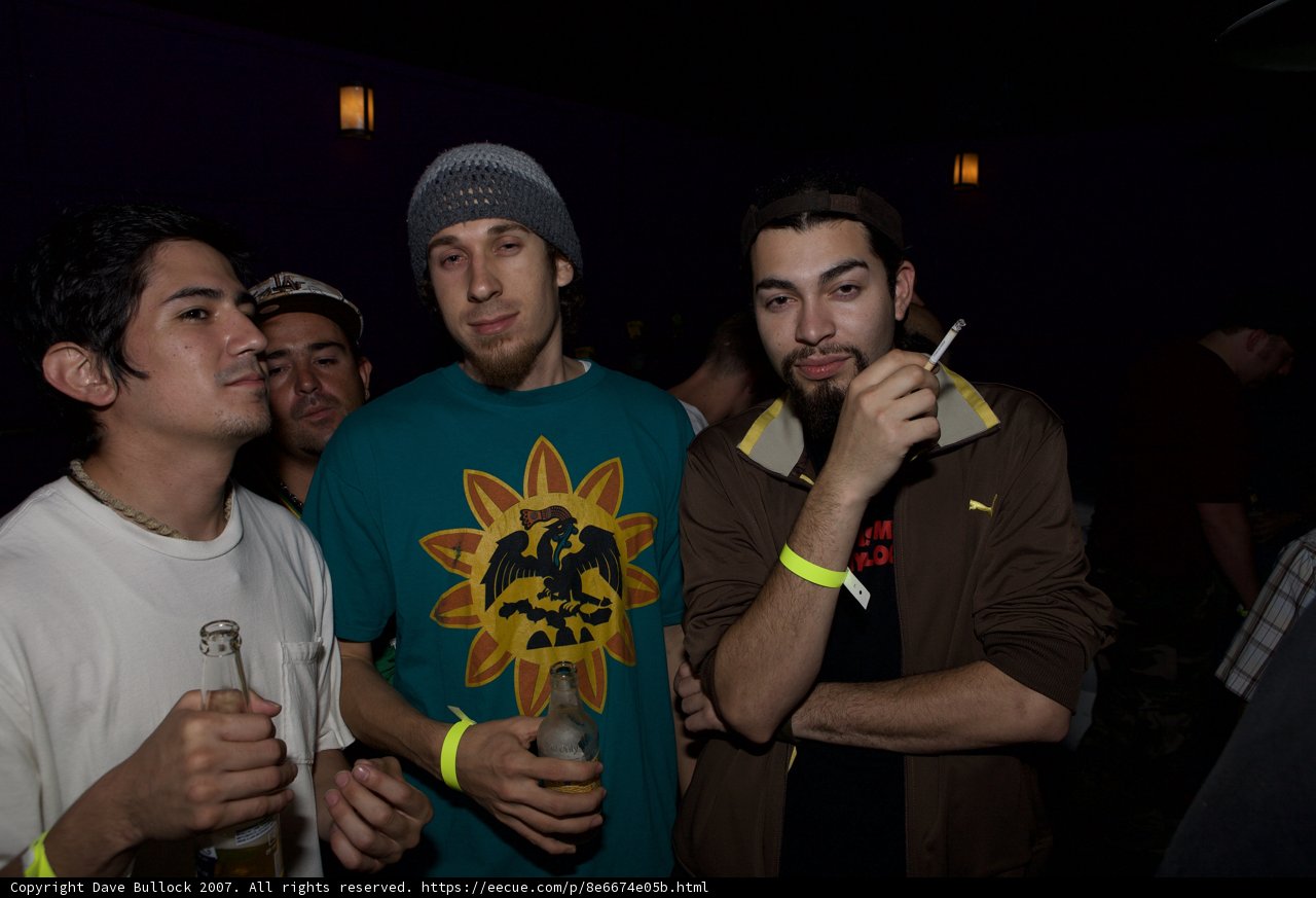 Young Men Enjoying a Night Out