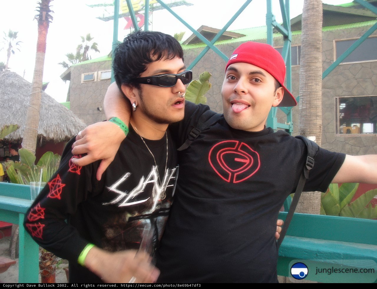 Two Friends Enjoying Sunny Day in Ensenada