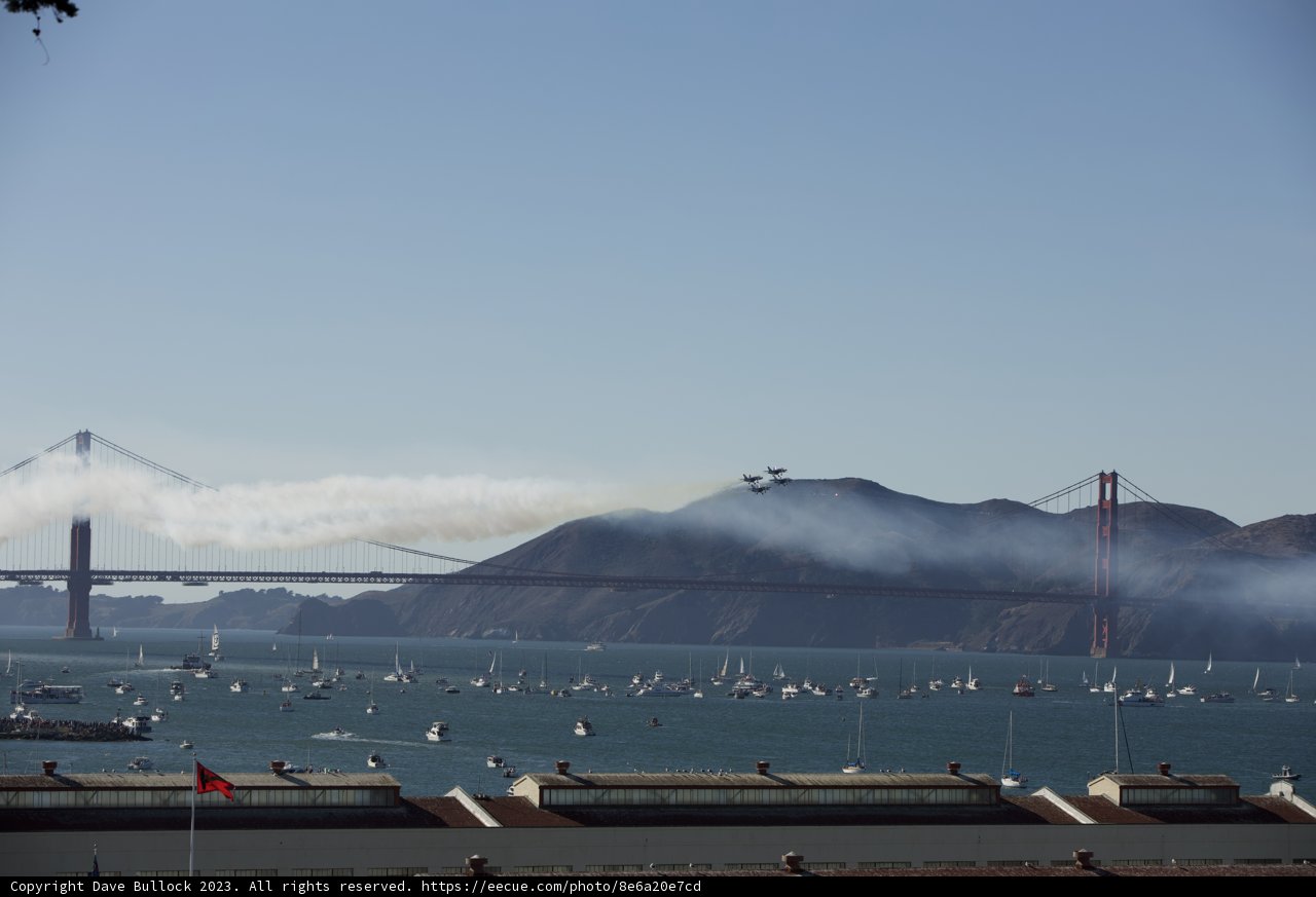 A Picturesque View of Golden Gate from the Waters of Great Meadow Park