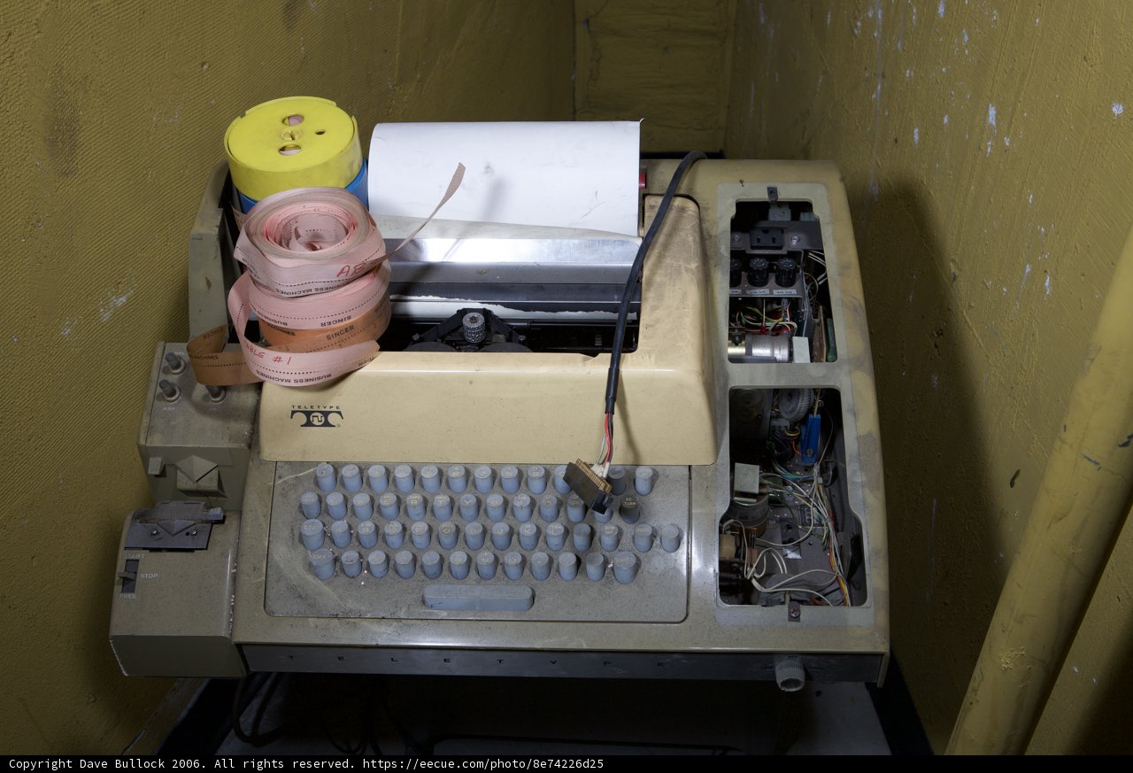 Vintage Typewriter Captured on Film