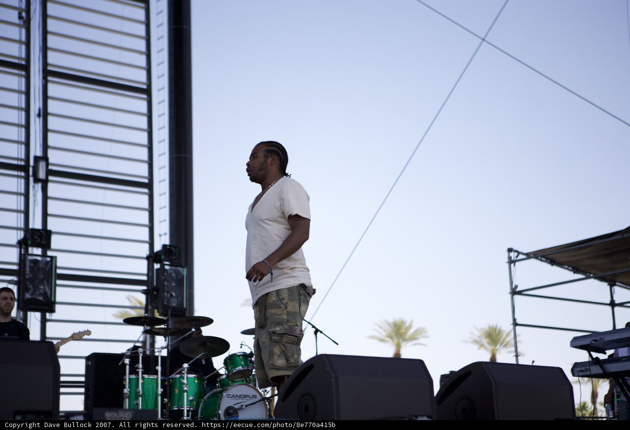 Pharoahe Monch Taking the Stage at Coachella 2007
