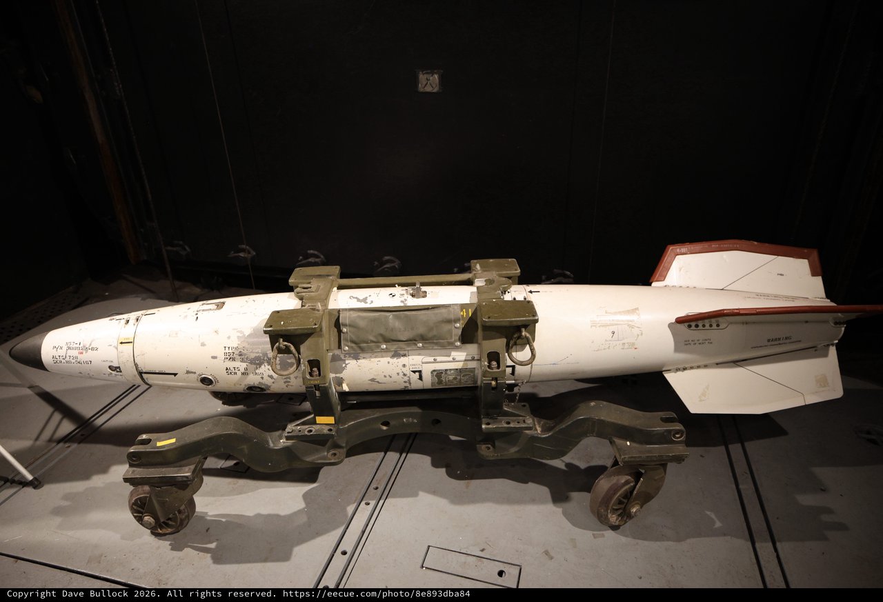 AIM-9 Sidewinder Missile Display on USS Hornet