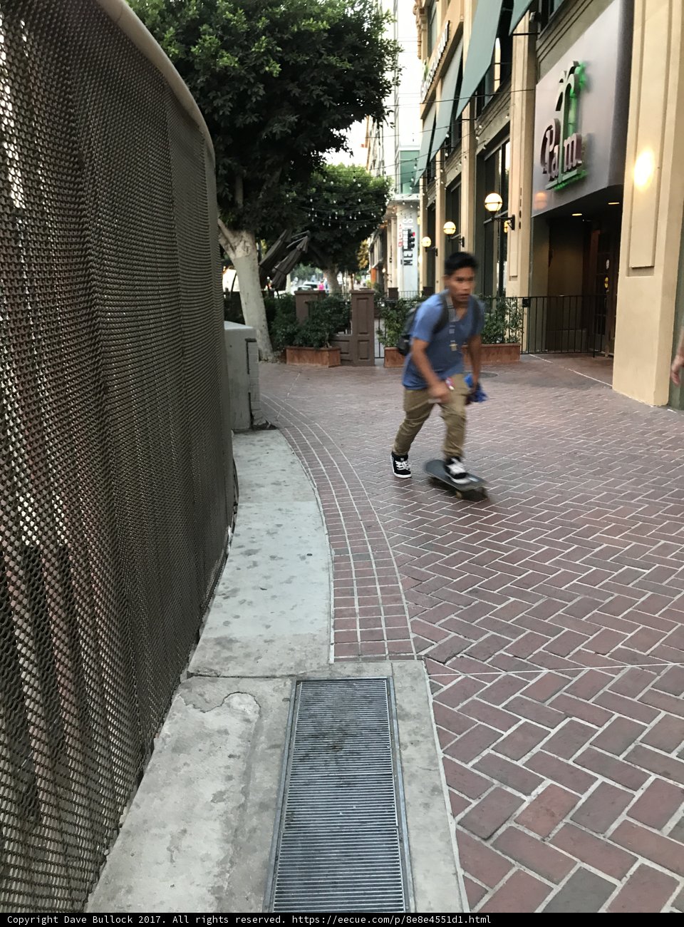 Skateboarding through the City