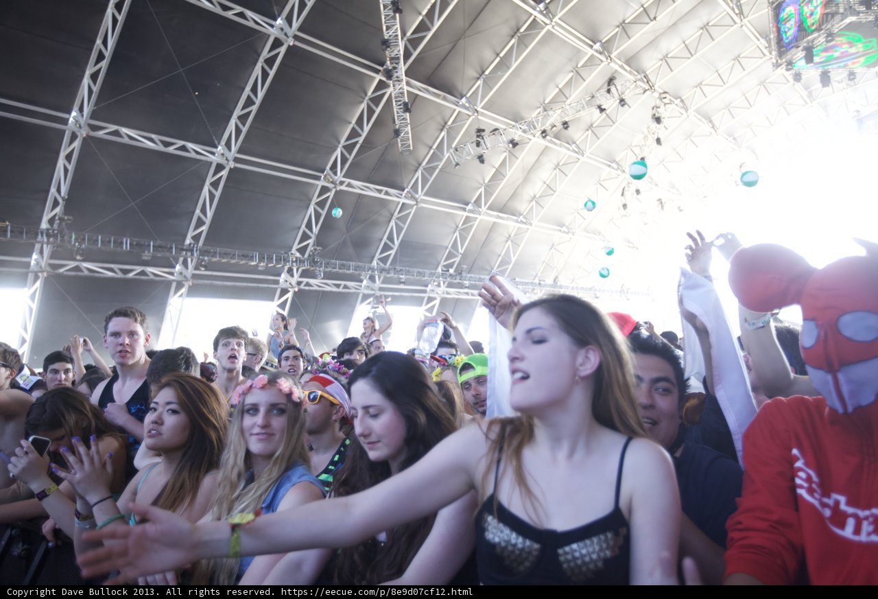 Artistic Urban Crowd at Coachella