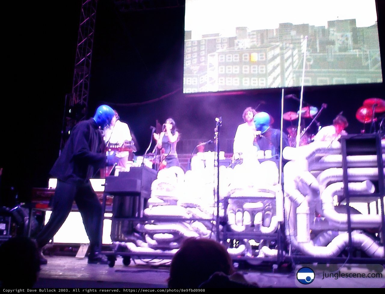 Blue Man Group Takes Coachella by Storm