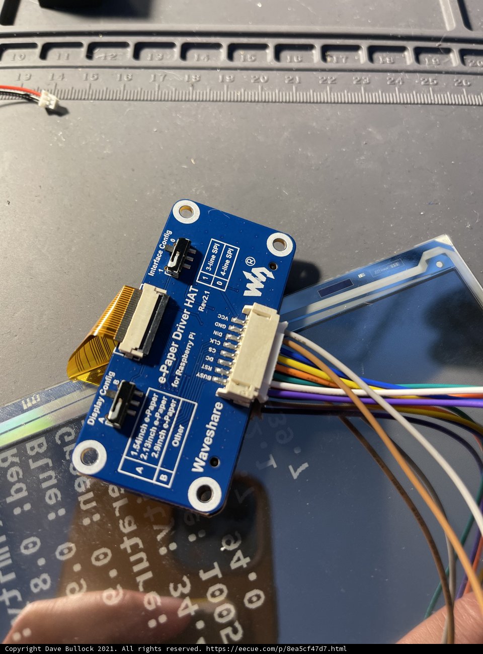 High-Tech Circuit Board with Attached Wires